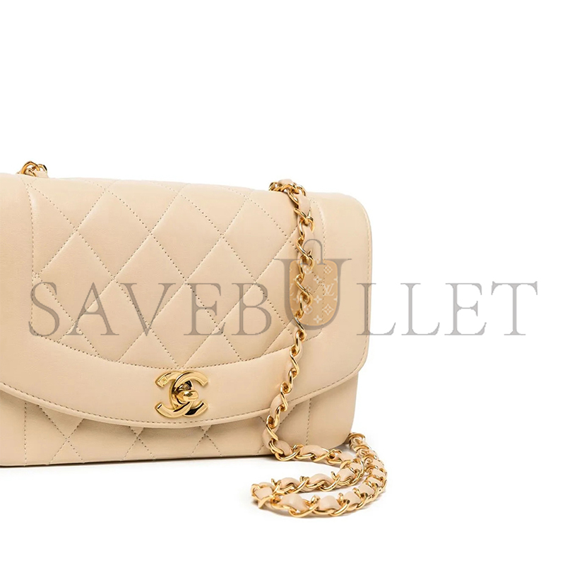 CHANEL SMALL DIANA SHOULDER BAG (22*14.5*7cm)